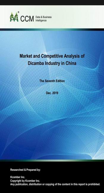 Market and Competitive Analysis of Dicamba Industry in China